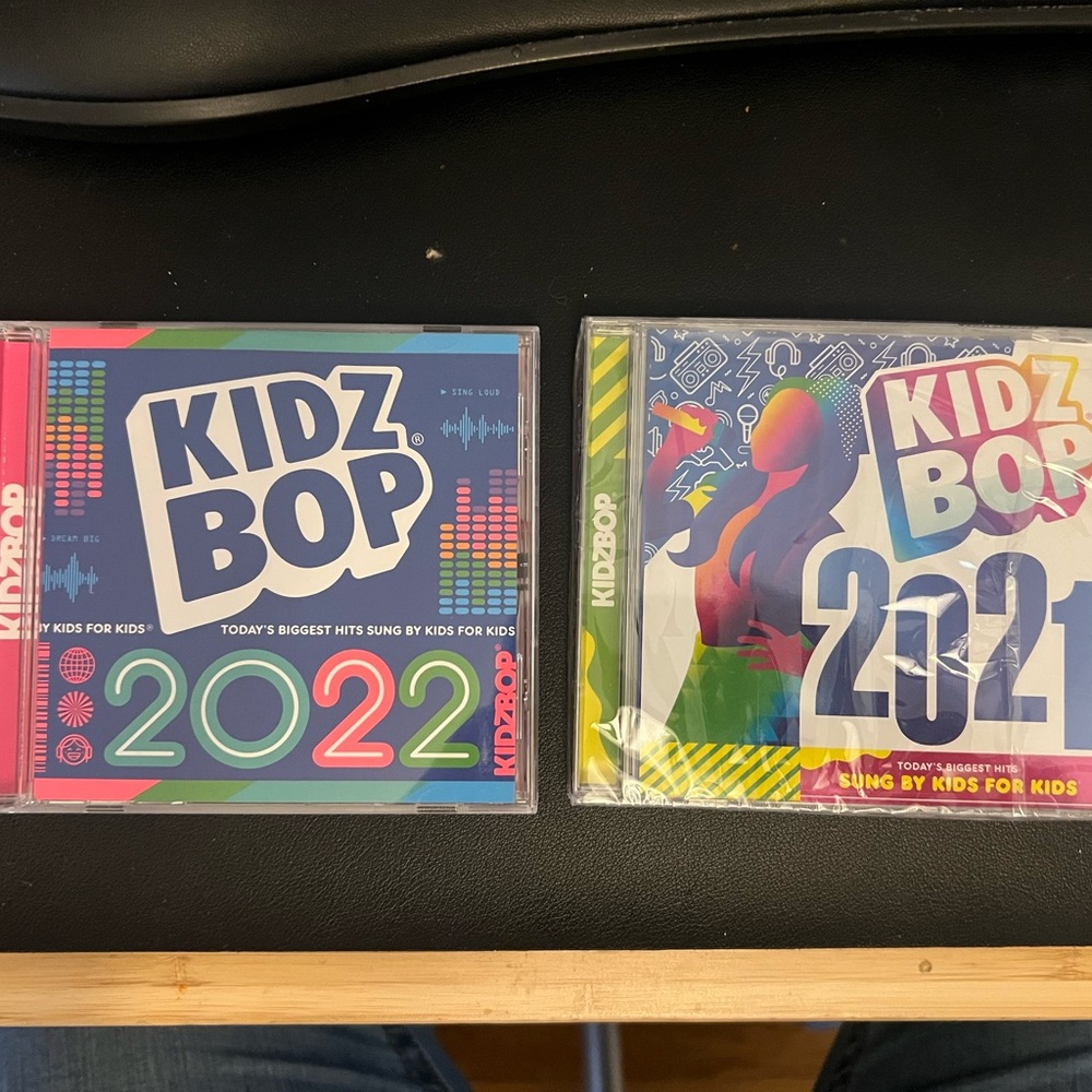 2021 and 2022 Kidz Bop Music CDs